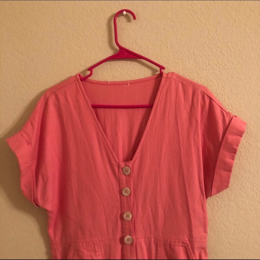 Madewell Bubblegum Jumpsuit